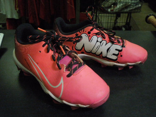Used Nike Diamond Fastflex Girls Softball Cleats Size 3Y