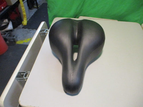 Used Black Comfort Bike Saddle/Seat