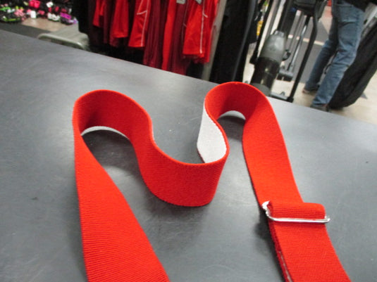 Used Adult Red Baseball Belt