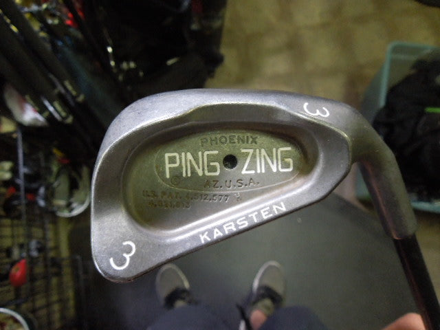 Load image into Gallery viewer, Used PING Zing Black Dot Karsten 8pc Right Hand Iron Set Matching Serials
