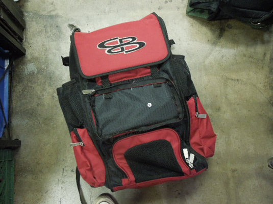 Used Boombah Superpack Bat Backpack Missing Front Zip Pocket