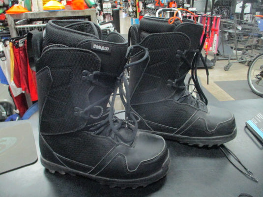 Used ThirtyTwo Black Snowboard Boots Size 7.5