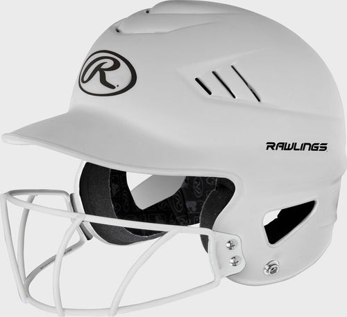 New Rawlings Coolflo High Batting Helmet Size 6 1/2 - 7 1/2 - White