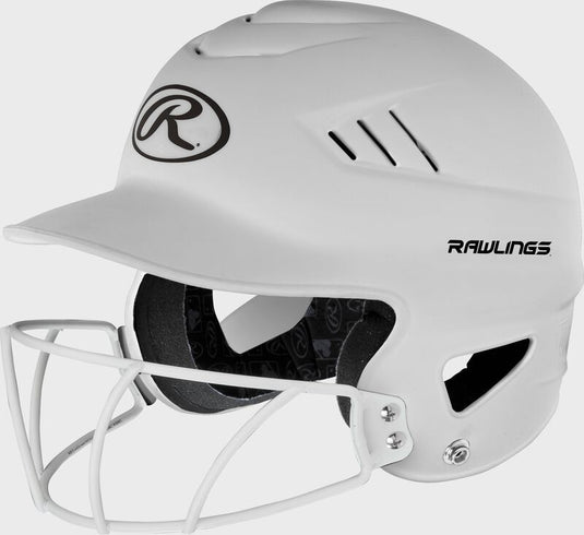New Rawlings Coolflo High Batting Helmet Size 6 1/2 - 7 1/2 - White