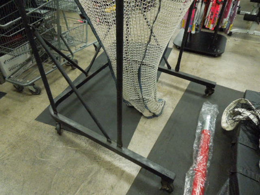 Used Mobile Setting and Passing Volleyball Trainer, Height Adjustable Up To 110"