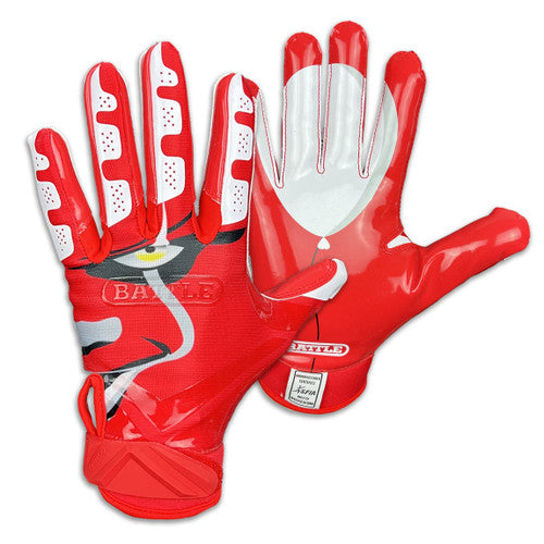 Load image into Gallery viewer, New Battle Clown Cloaked Football Receiver Gloves Youth Size Small

