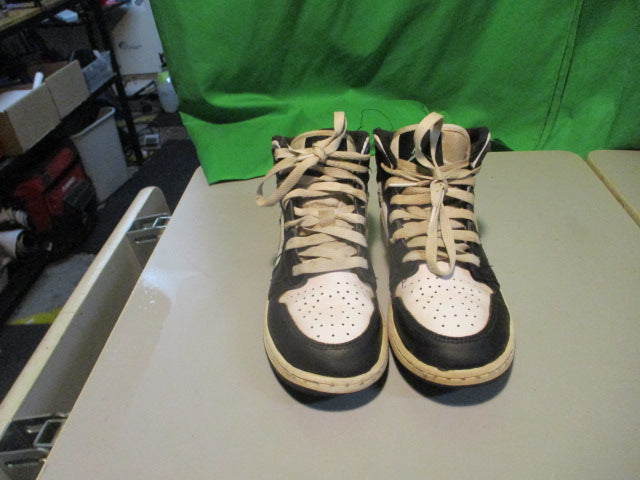 Load image into Gallery viewer, Used Air Jordan 1 Mid Green Glow Size Youth 4.5 Sneakers
