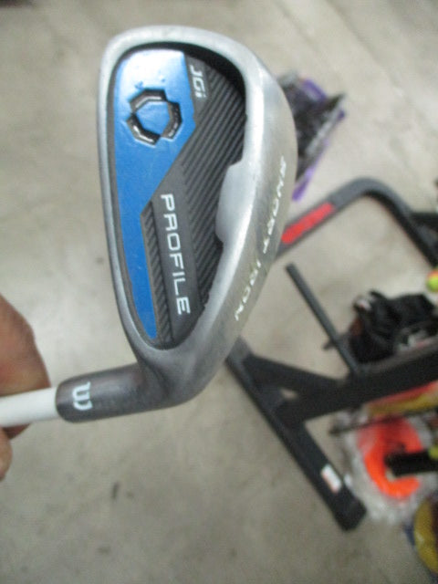 Load image into Gallery viewer, Used Wilson Profile JGI Junior Golf Set Wedge Short Iron Long Iron Driver- RH
