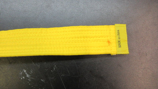 Used Yellow Karate Belt - Size 1