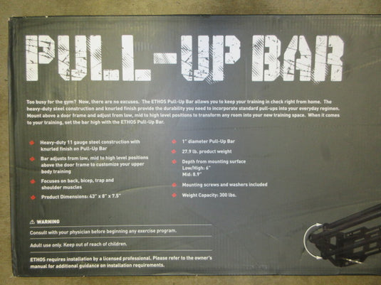 Ethos Mounted Pull-Up Bar