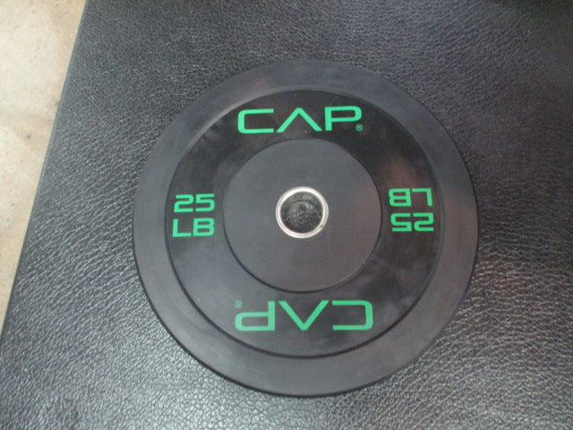 Load image into Gallery viewer, Used Cap Barbell Olympic Rubber 25LB Bumper Plate
