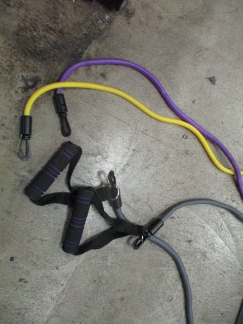 Load image into Gallery viewer, Used Planet Fitness Resistance Tube Kit
