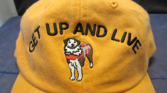 Load image into Gallery viewer, Used Vintage Adams Get Up and Live Adjustable Hat

