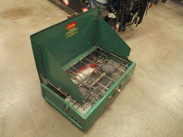 Load image into Gallery viewer, Vintage Coleman 413G White Gas 2 Burner Camp Stove - Not Tested
