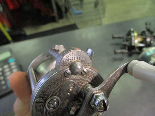 Vintage Pflueger Summit No. 1993L Hand Engraved Bait Casting Reel