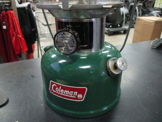 Used Coleman Model 220K 1980s Camping Lantern