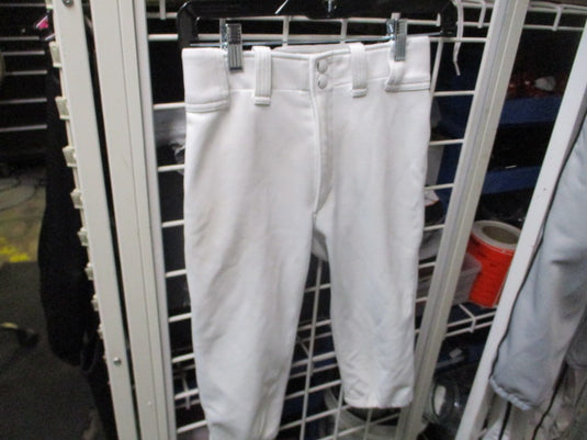 Used Mizuno Knicker Baseball Pant White w/ Black Piping Size Youth Large