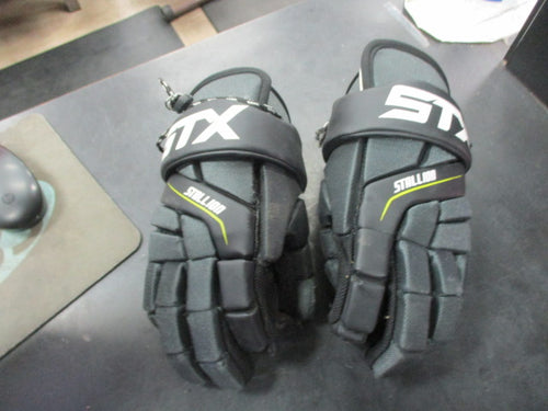 Used STX Stallion 200 Lacrosse Gloves Size Medium - Palm Has Wear