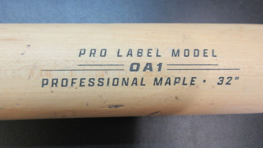 Used Rawlings Pro Label Model OA1 Professional Maple 32" Wood Bat