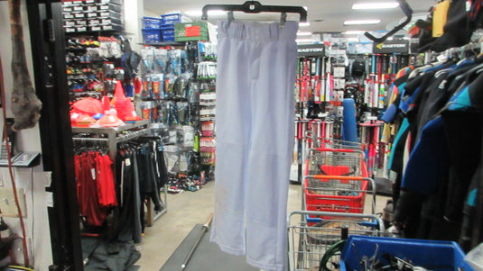 Used Wilson White Open Bottom Baseball Pants Youth Small