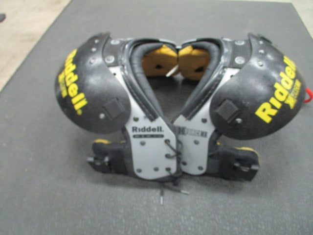 Load image into Gallery viewer, Used Riddell X Force 2 Size Small Shoulder Pads ( Clip is Broken )
