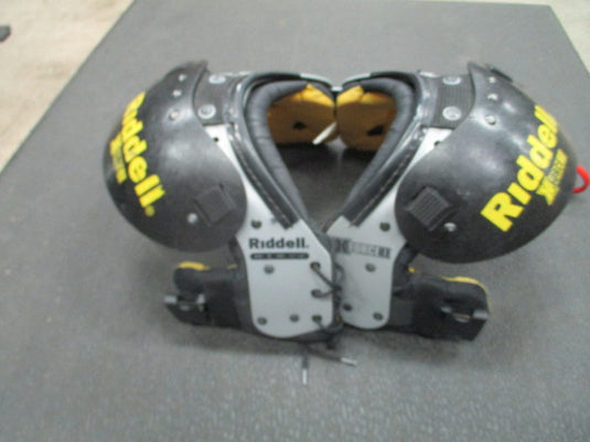Used Riddell X Force 2 Size Small Shoulder Pads ( Clip is Broken )