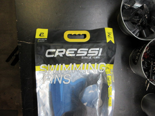 Used Cressi Agua Short Swim Fins - Size 8 1/2 - 9 1/2