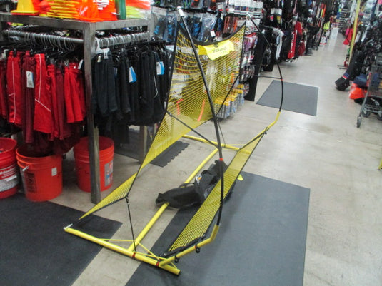 PodiuMax Upgraded Portable Soccer Trainer 2 in 1 Soccer Rebounder Net