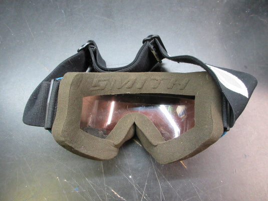 Used Vintage Smith PMT Airflow Ski/Snowboard Goggles *Ripped Top*