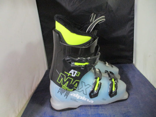 Used Alpina AJ 3 Max Downhill Junior Ski Boots Youth Size 6 / 24.5