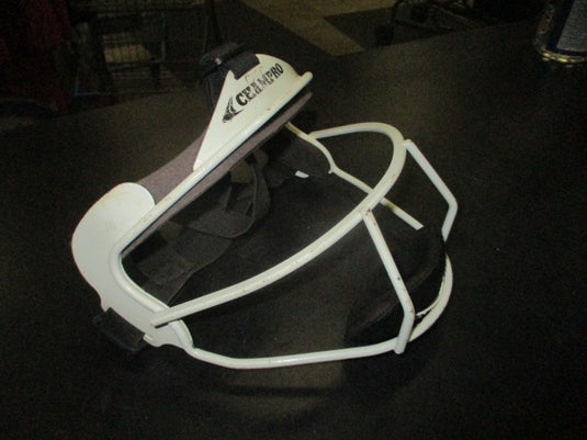 Used Champro Adjustable Fielders Mask in White
