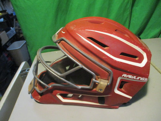 Used Rawlings CHEVL2-JR Size 6 1/2 - 7 Catchers Helmet