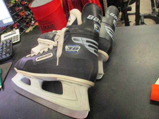 used bauer ice hockey skates size unknow