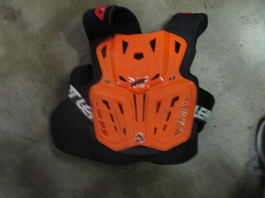 Used Leatt 4.5 Orange White JR XXL MX CHEST PROTECTOR