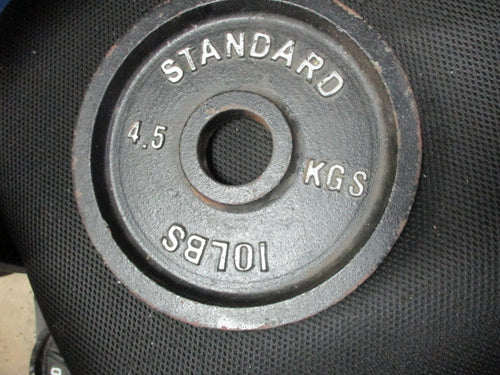 Used Standard 10LB Cast Iron Weight Plate