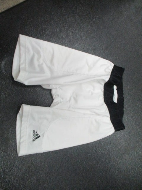 Used Adidas Youth Small Compression Shorts With Cup Pocket