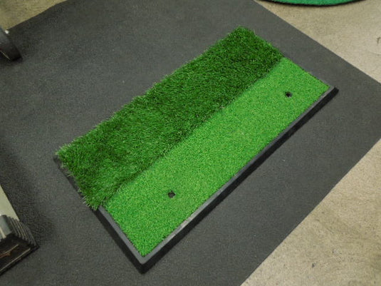 Used Dual Surface Golf Hitting Practice Mat