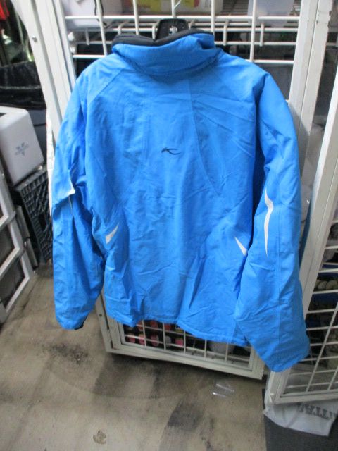 Used KJUS Lasse Blue Snow Jacket Size 56 / Adult Size 2XL - small pen marks