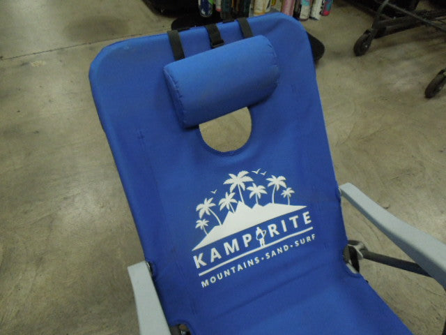 Load image into Gallery viewer, Used Kamp-Rite Beach Chair + Cornhole Game Combo includes 10 Bags 2 Chairs
