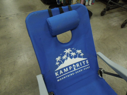 Used Kamp-Rite Beach Chair + Cornhole Game Combo includes 10 Bags 2 Chairs
