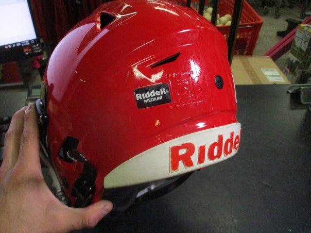 Load image into Gallery viewer, Used Riddell Speedflex Youth Football Helmet Size Medium Initial Szn 2022
