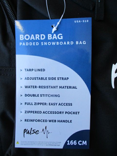Load image into Gallery viewer, New Pulse Padded Adjustable Snowboard Bag
