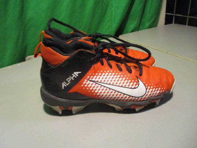 Load image into Gallery viewer, Used Nike Alpha Size Youth 2.5 Baseball Cleats
