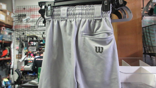 Used Wilson Elastic Bottom Baseball Pants - Size Youth Small