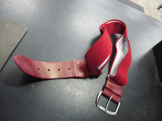 Used All Star Maroon Adult Baseball Belt