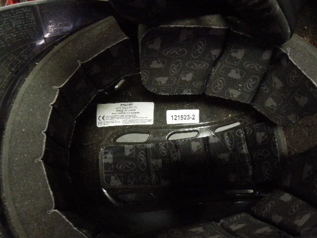 Load image into Gallery viewer, Used Rawlings R16 Black Batting Helmet w/ Jaw Guard Size 6 3/8 - 7 1/8
