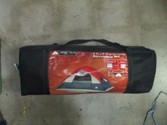 Open Box Ozark Trail Backpacking Tent 9ft x 7ft Sleeps 4