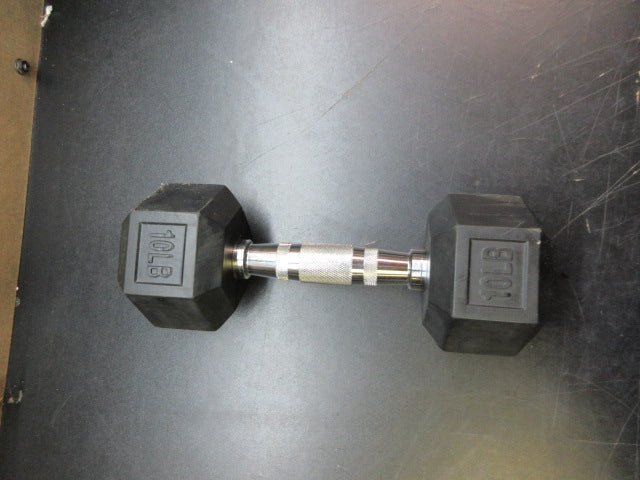 Load image into Gallery viewer, Used 10LB Rubber Dumbbell
