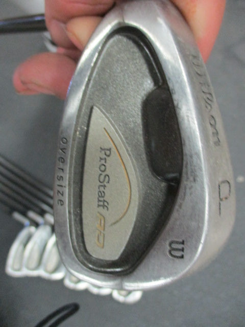 Load image into Gallery viewer, Used Wilson Pro Staff AD Oversized Iron Set 3 - 9 PW Misssing 7 Iron - LH
