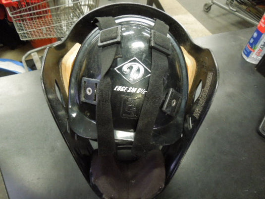 Used Diamond Edge Samurai Catchers Helmet Size Small Heavy Use Missing Straps